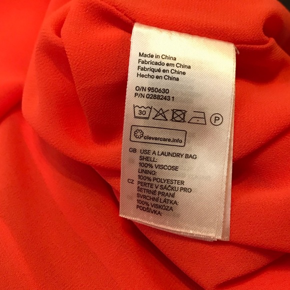 H&M Orange Criss-Cross Minidress - Picture 7 of 8